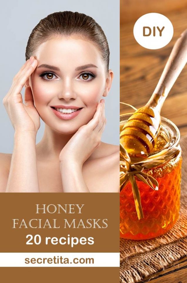 DIY beauty care 20 facial masks with honey Secretita