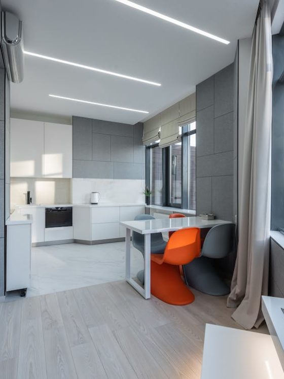 Sophistication of grey interiors