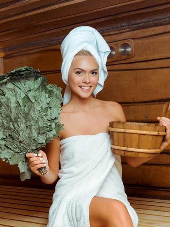 Beauty secrets of sauna